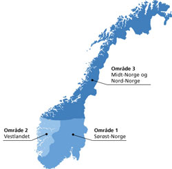 Vassmagasinområder i Norge