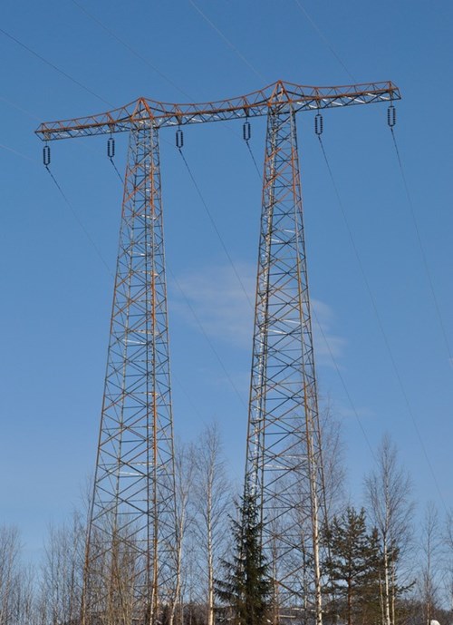 Spennmast ved Krøderspennet