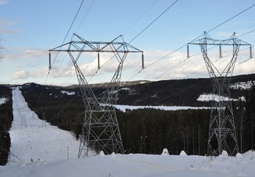 Kraftgaten gjennom Nordmarka